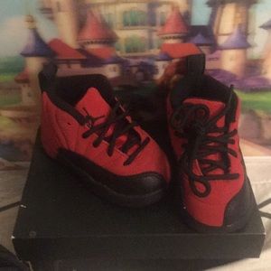 Red and black Jordan’s